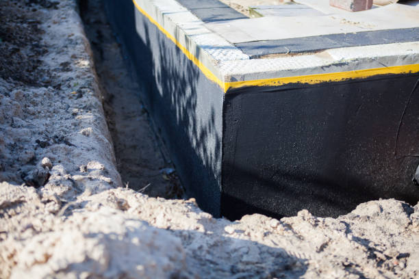 Residential Foundation Crack Repair installation at a Wyoming, MI home by SJ Waterproofing Pros