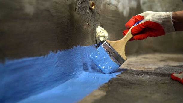Commercial Foundation Crack Repair project at a Wyoming, MI business property by SJ Waterproofing Pros